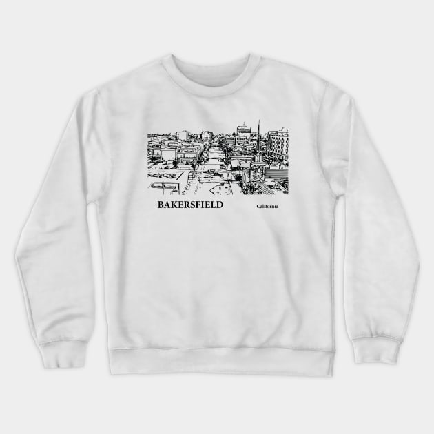 Bakersfield - California Crewneck Sweatshirt by Lakeric